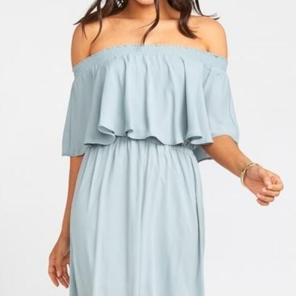 Show Me Your Mumu Hacienda Maxi Dress in Silver Sage size XXSmall NWT - Picture 8 of 8